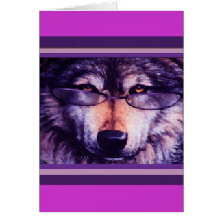 Loup pourpre solitaire