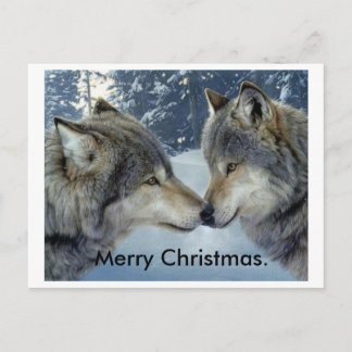 loups frottant le nez joyeux cartes postales de No