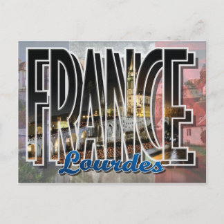 Lourdes, Frankreich Postcard Postkarte