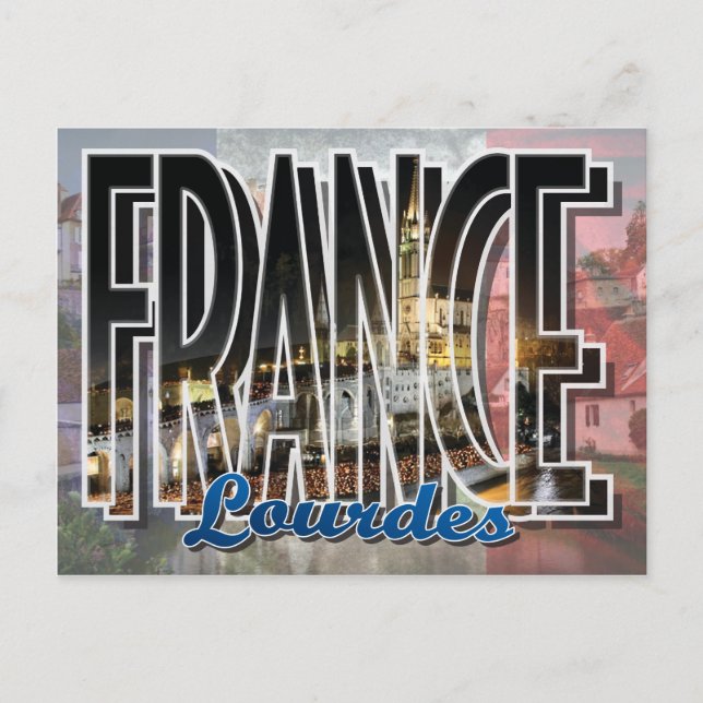 Lourdes, Frankreich Postcard Postkarte (Vorderseite)