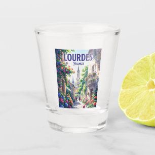 Lourdes Frankreich Schnapsglas