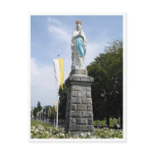 Lourdes - Frankreich - Statue Saint Mary-Sainte Ma