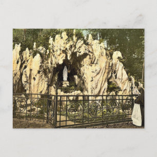 Lourdes Grotto, nahe dem Kloster Ingenbohl, Lak Postkarte