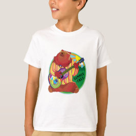 L'ours chantant du camp T-shirt pour enfants Perso
