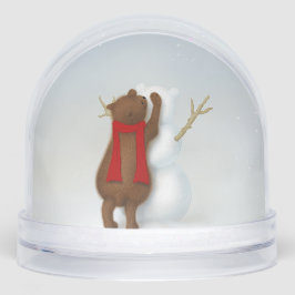 L'ours des neiges mignonne ours bébé hiver