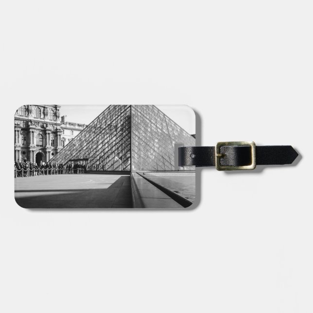 Louvre Gepäckanhänger (Vorderseite horizontal)