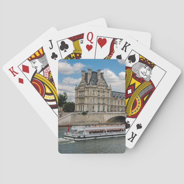Louvre Museum in Paris Spielkarten (Rückseite)