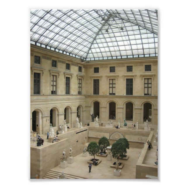 Louvre, Paris Fotodruck (Vorne)