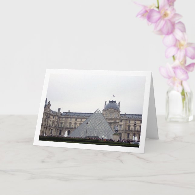 Louvre, Paris, Frankreich Karte (Orchidee)