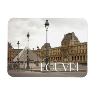 Louvre. Paris, Frankreich Magnet