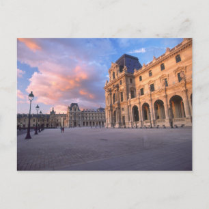 Louvre, Paris, Frankreich Postkarte
