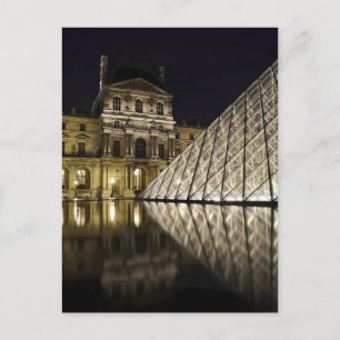Louvre Pyramid 3 Postkarte