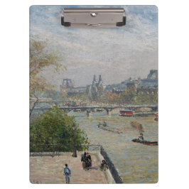 Louvre, Spring Camille Pissarro Klemmbrett