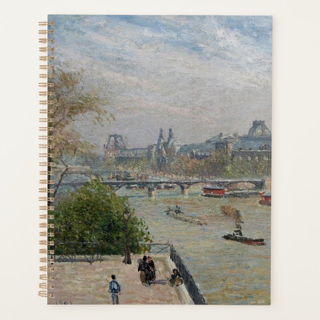 Louvre, Spring Camille Pissarro Planer (Vorderseite)