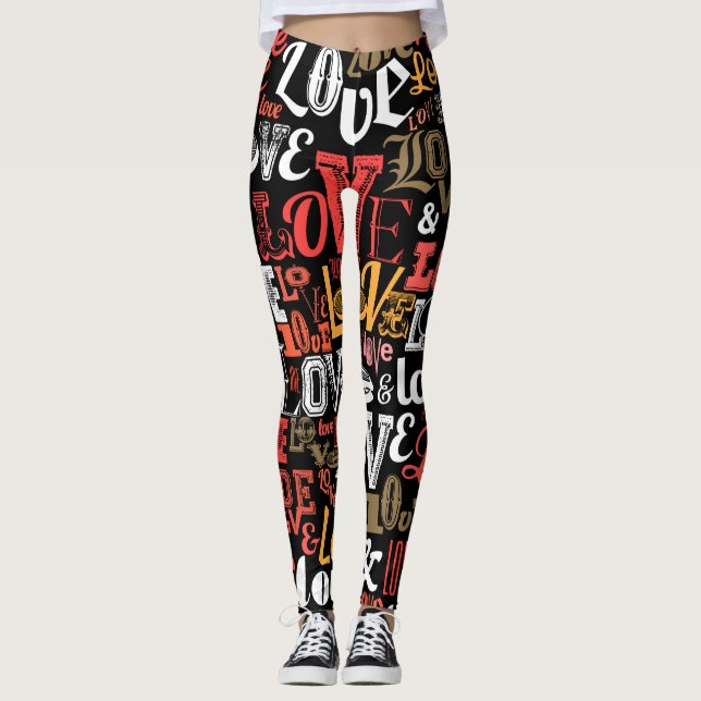 Love 2 leggings (Vorderseite)