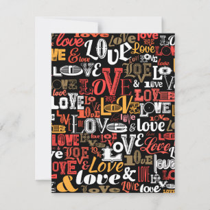 Love 2 mitteilungskarte