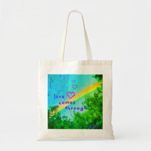 LOVE<3 TASCHE DES REGENBOGEN-VERDE