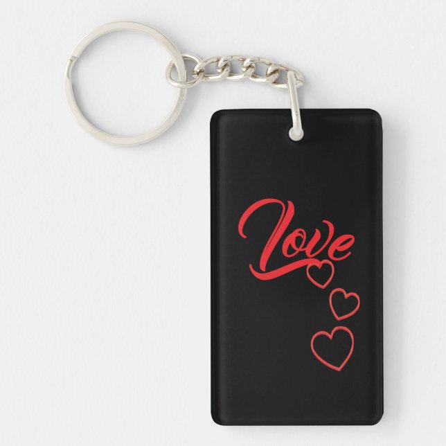 Love Acrylic Keychain Schlüsselanhänger (Vorderseite)