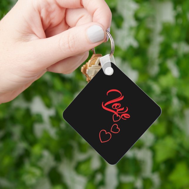 Love Acrylic Keychain Schlüsselanhänger (Hand)