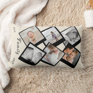Love Always – Custom Family Photo Collage Pillow Lendenkissen