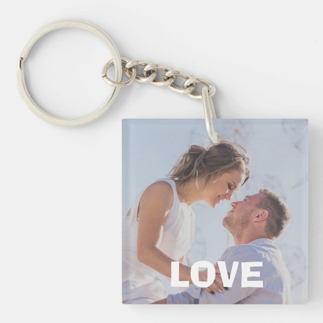 Love Always & Forever Porte - clé photo personnali (Devant)