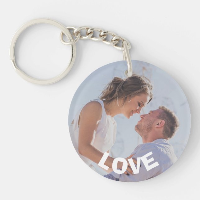 Love Always & Forever Porte - clé photo personnali (Devant)