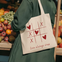 Love Always wins Quote l Red Heart Playful