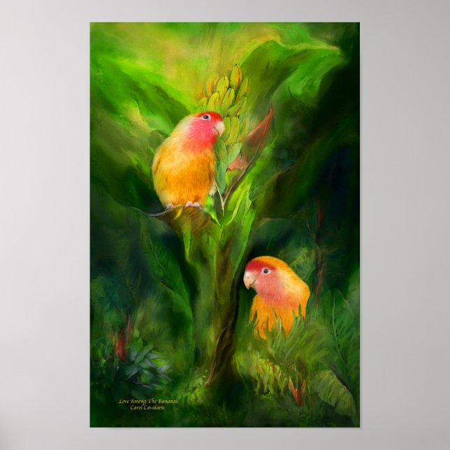 Love Among The Bananas Art Poster/Print Poster (Vorne)