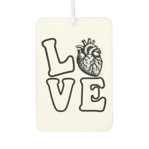 LOVE Anatomischer menschlicher Herz-Luftverbessere Autolufterfrischer