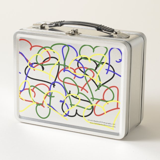 Love and Hearts Lunchbox (Devant)