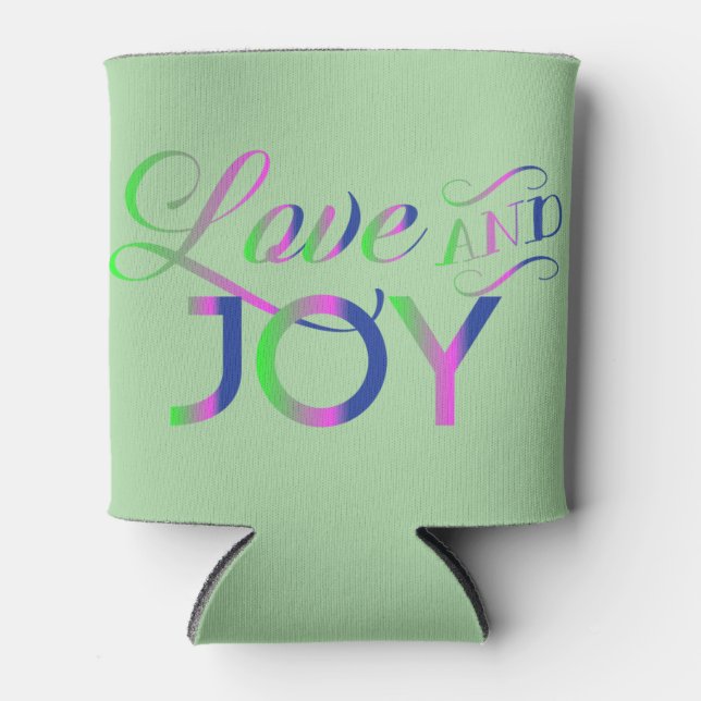 Love And Joy Colorful Dosenkühler (Vorderseite)
