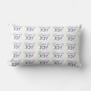 Love And Joy Colorful Lendenkissen