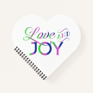 Love And Joy Colorful Notizbuch