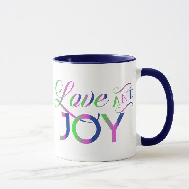 Love And Joy Colorful Tasse (Rechts)