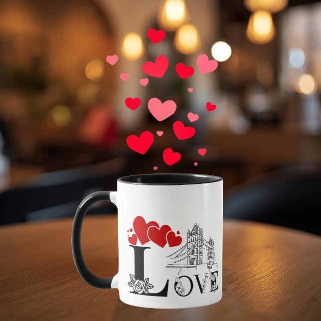 Love and Monument Personalized Mug (Créateur téléchargé)
