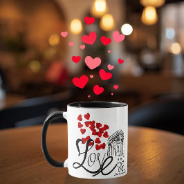 Love and Monument Personalized Mug Tasse