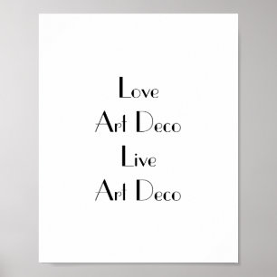 Love Art Déco Typographie