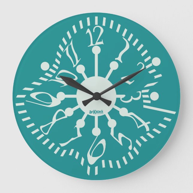 LOVE ART KLOCK DEFORMED DAKILIANO BY MASANSER GROßE WANDUHR (Vorderseite)