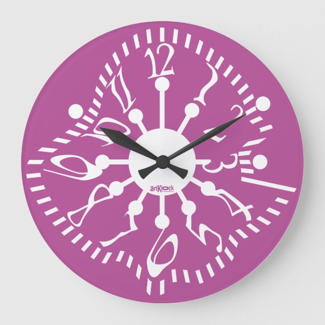 LOVE ART KLOCK DEFORMED DAKILIANO BY MASANSER GROßE WANDUHR (Vorderseite)