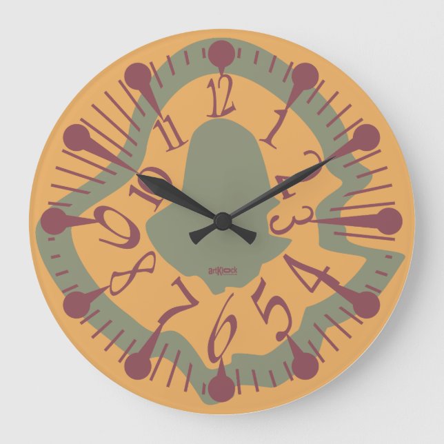 LOVE ART KLOCK DEFORMED DAKILIANO BY MASANSER GROßE WANDUHR (Vorderseite)