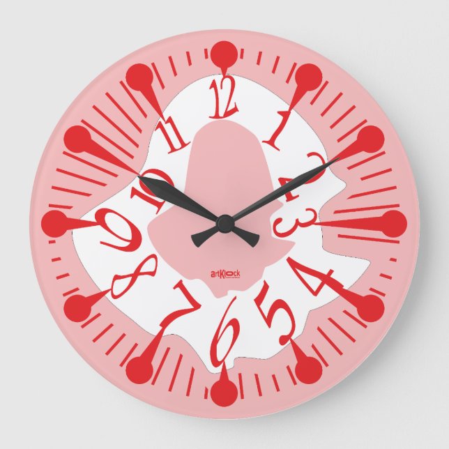 LOVE ART KLOCK DEFORMED DAKILIANO BY MASANSER GROßE WANDUHR (Vorderseite)