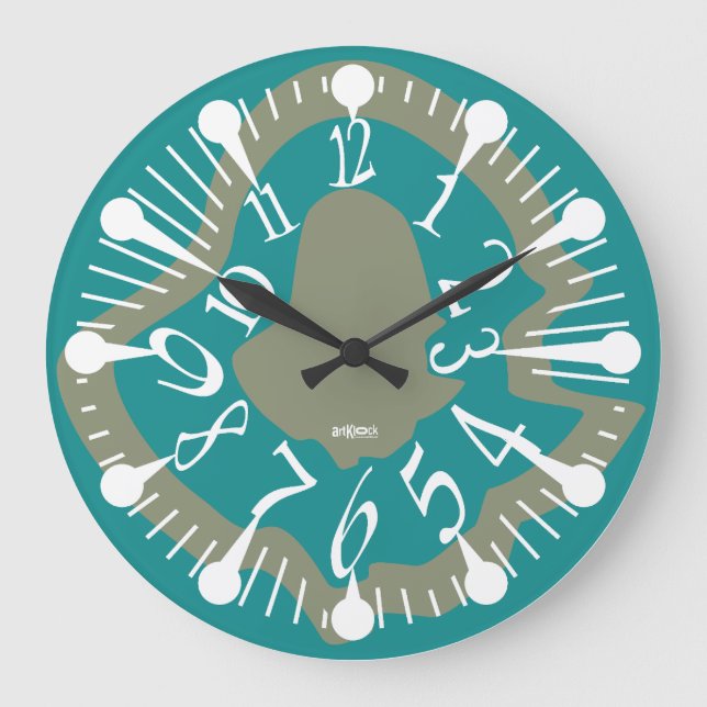 LOVE ART KLOCK DEFORMED DAKILIANO BY MASANSER GROßE WANDUHR (Vorderseite)
