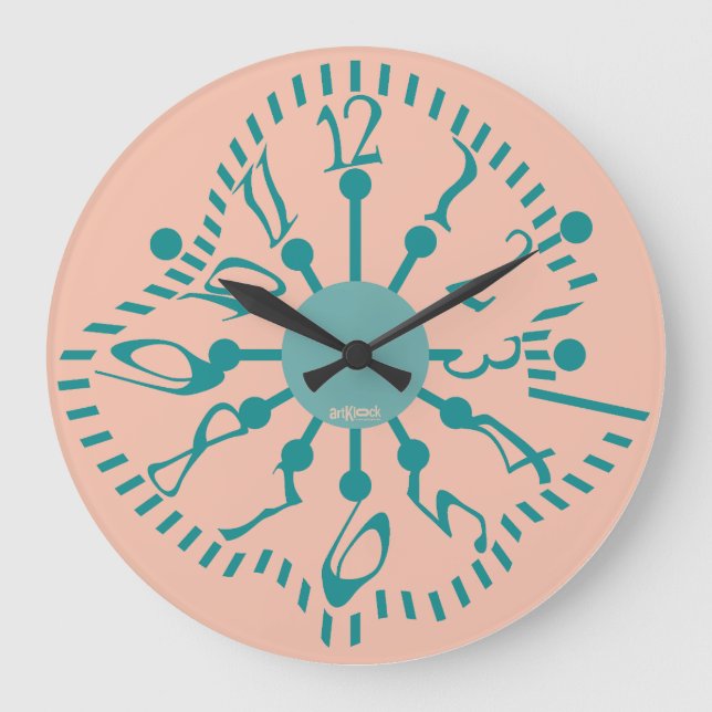 LOVE ART KLOCK DEFORMED DAKILIANO BY MASANSER GROßE WANDUHR (Vorderseite)