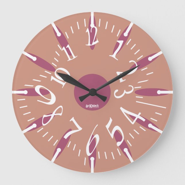 LOVE ART KLOCK DEFORMED DAKILIANO BY MASANSER GROßE WANDUHR (Vorderseite)