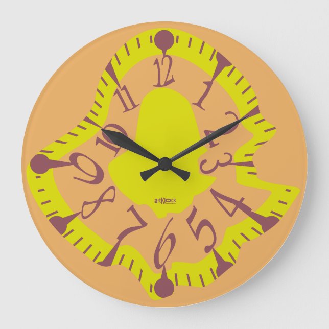 LOVE ART KLOCK DEFORMED DAKILIANO BY MASANSER GROßE WANDUHR (Vorderseite)