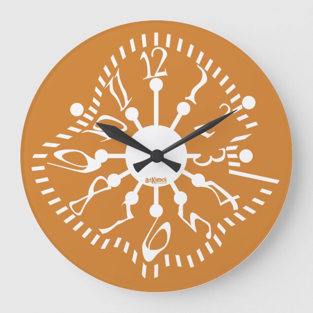 LOVE ART KLOCK DEFORMED DAKILIANO BY MASANSER GROßE WANDUHR (Vorderseite)