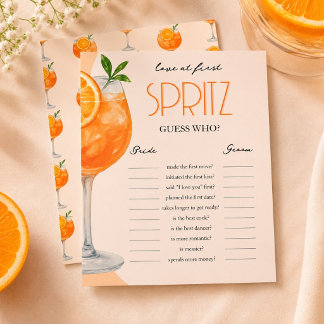 Love At First Spritz Citrus SIP Peach DIY Spiel