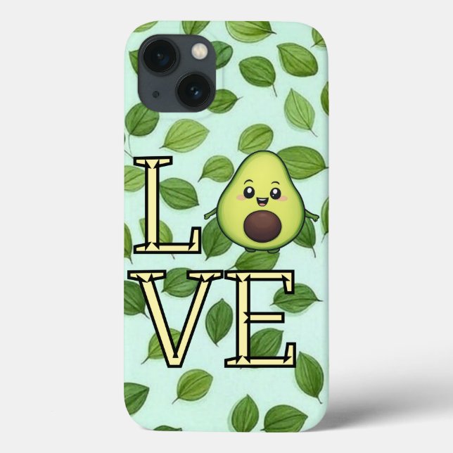 Love Avocado Case-Mate iPhone Hülle (Rückseite)