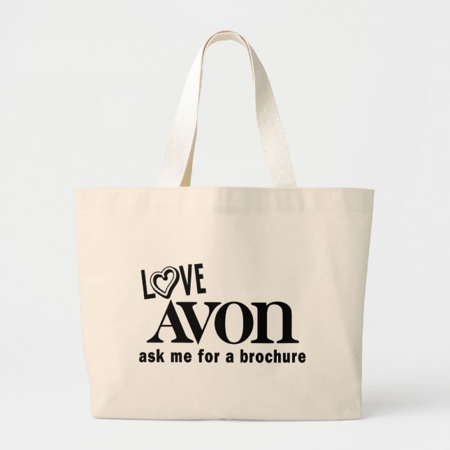 Love_Avon.png Jumbo Stoffbeutel (Vorne)