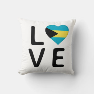 Love - Bahamas Flag Kissen